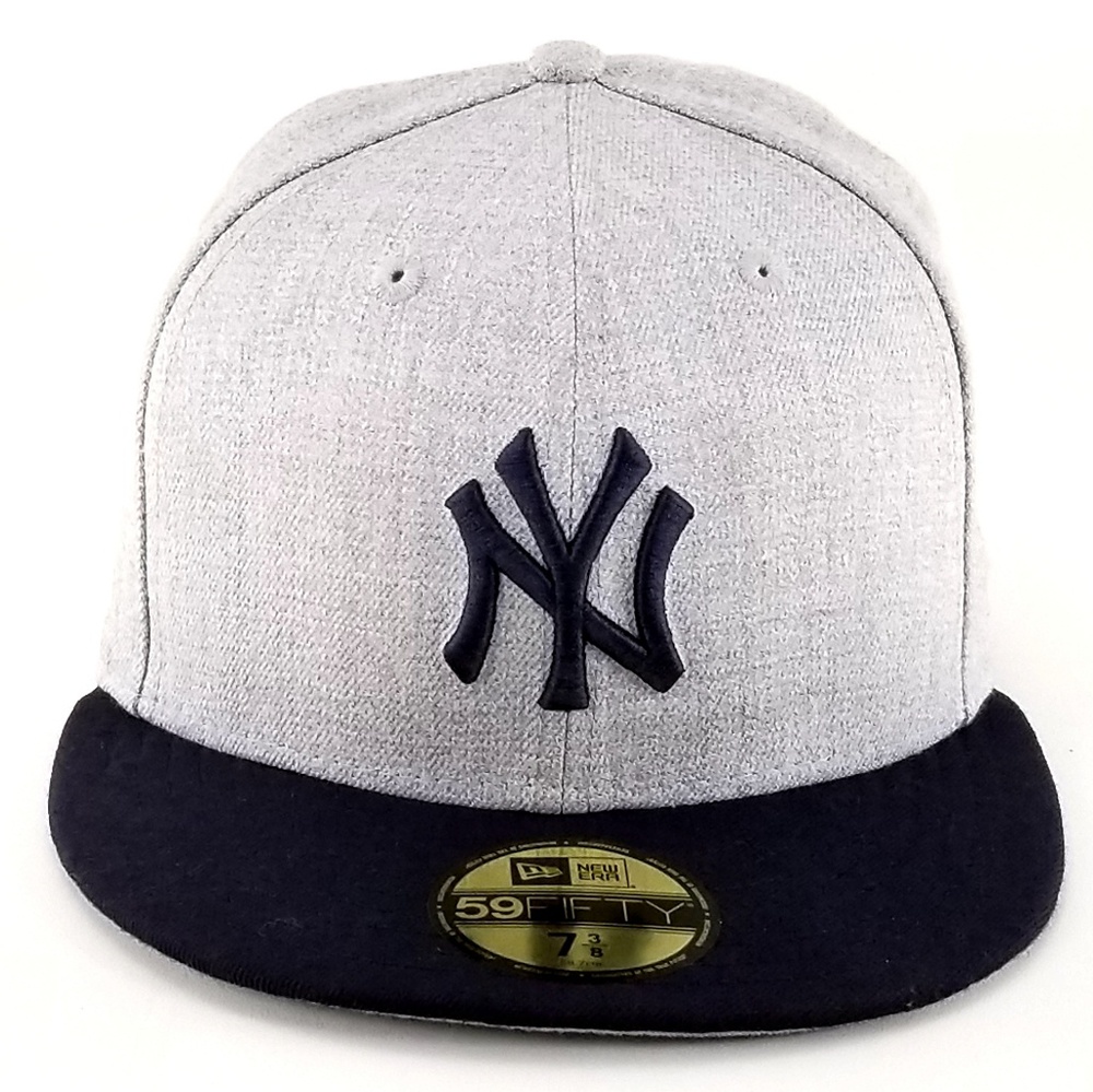 Grey & Navy Blue 5950 fitted NY New York Yankee's